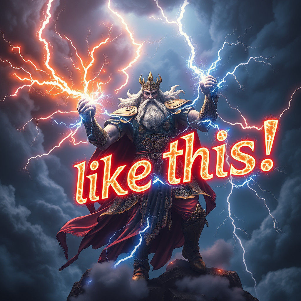 Zeus Unleashes Lightning in Electric Storm