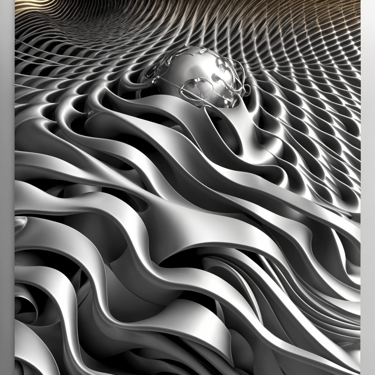 Abstract 3D Fractals in Ultrarealistic Style