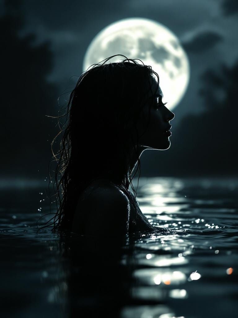 Moonlit Silhouette
