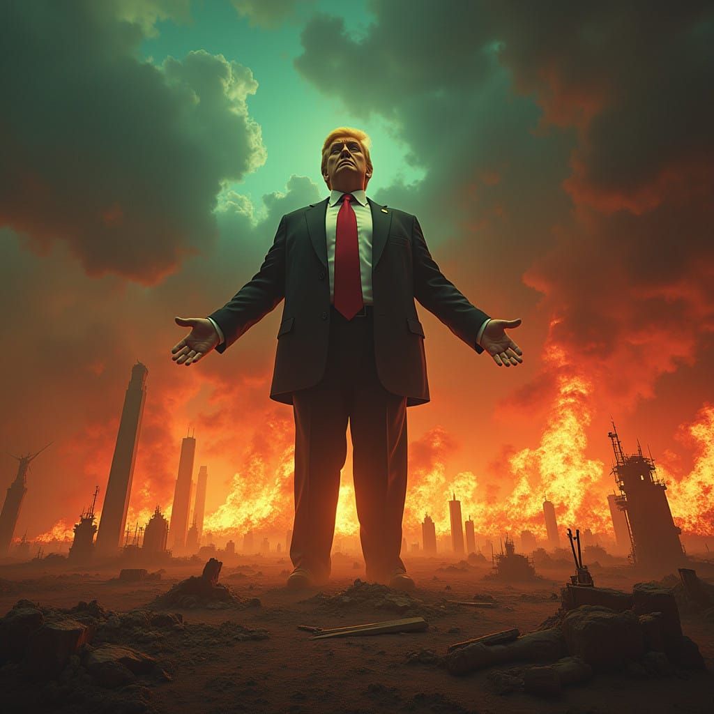 Apocalyptic Trump Unleashes Inferno on the USA in a Gritty, ...