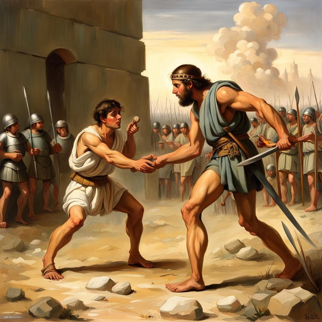 David and Goliath