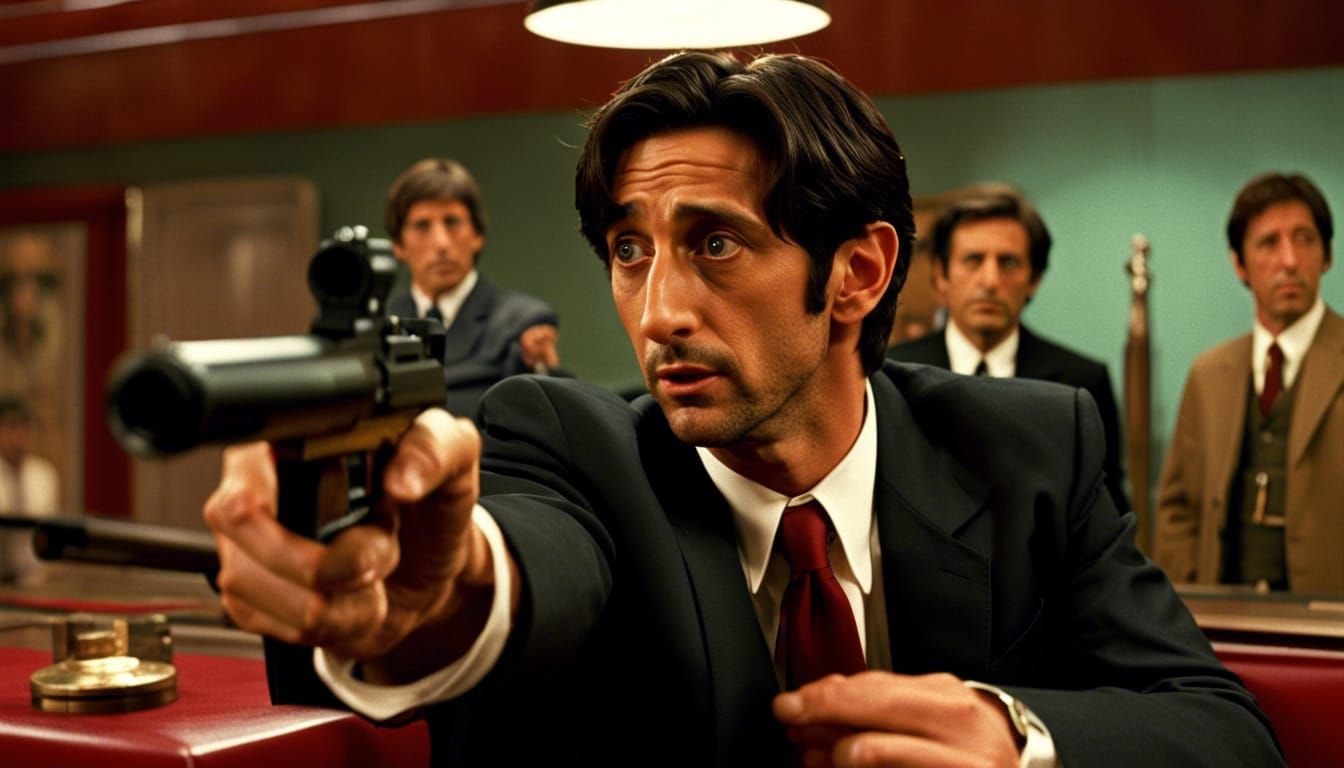 Adrien Brody as Scarface: Wes Anderson Style