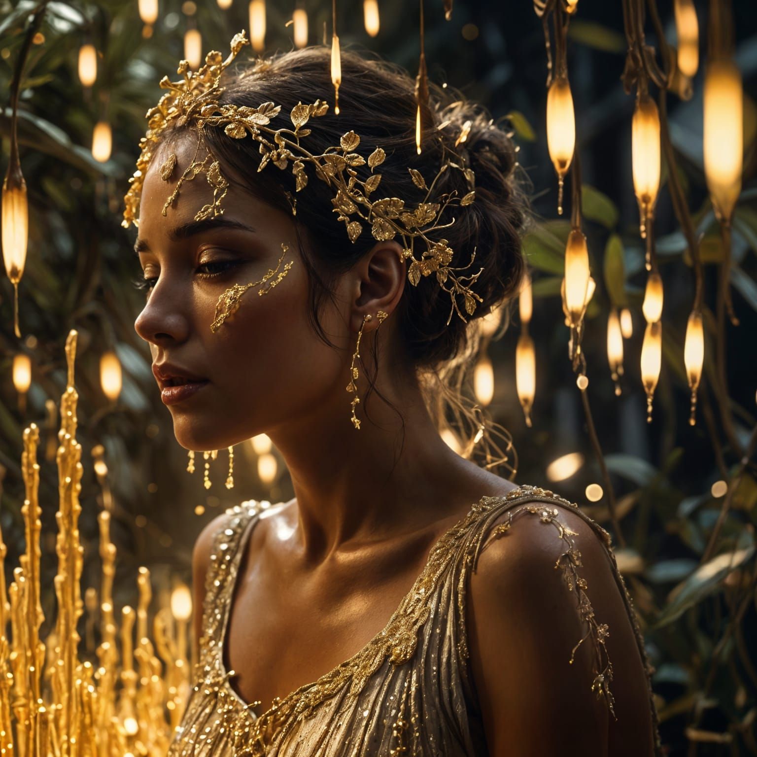 The Night of Parisian Lights
The Dryad stands beneath the da...