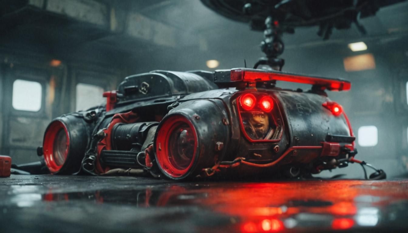 Military Helicopter Scene in Cinematic Style