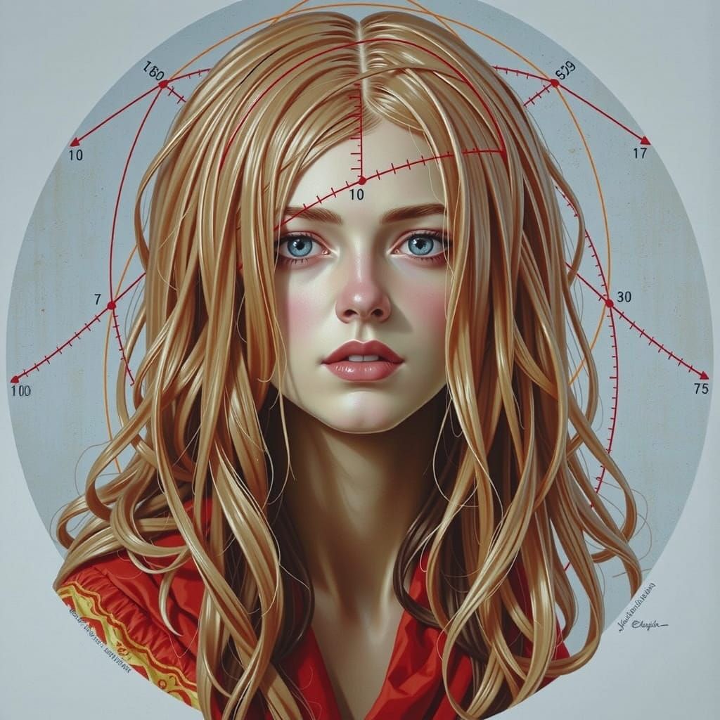 Abstract Geometric Curves and Spirals in Mathematical Art