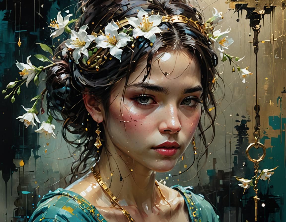 Magic Key Shaped Like Jasmine Flower