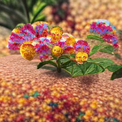 Hyperrealistic Lantana Flowers in 8k Resolution