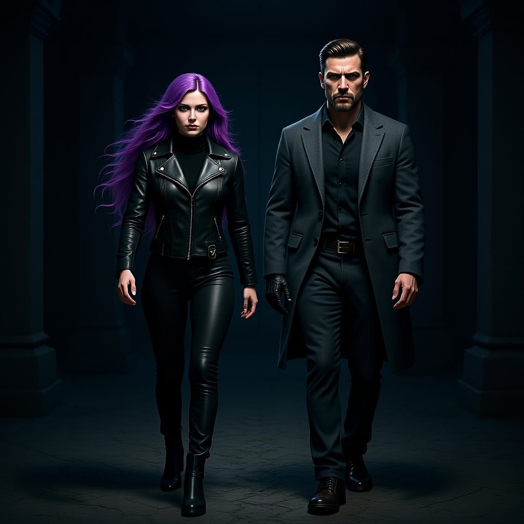 Morgue Scene with Graffiti Art and Polychromatic Details