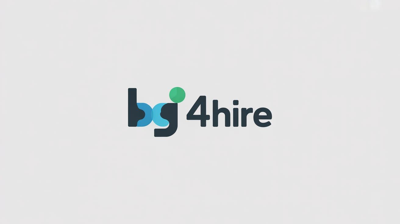 Modern Logo for BG4Hire