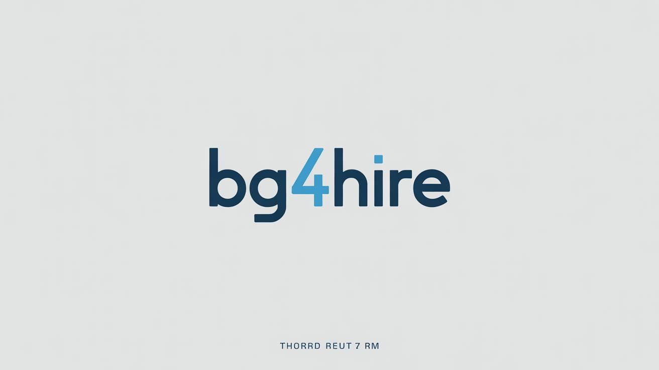 Modern Logo Design for BG4Hire