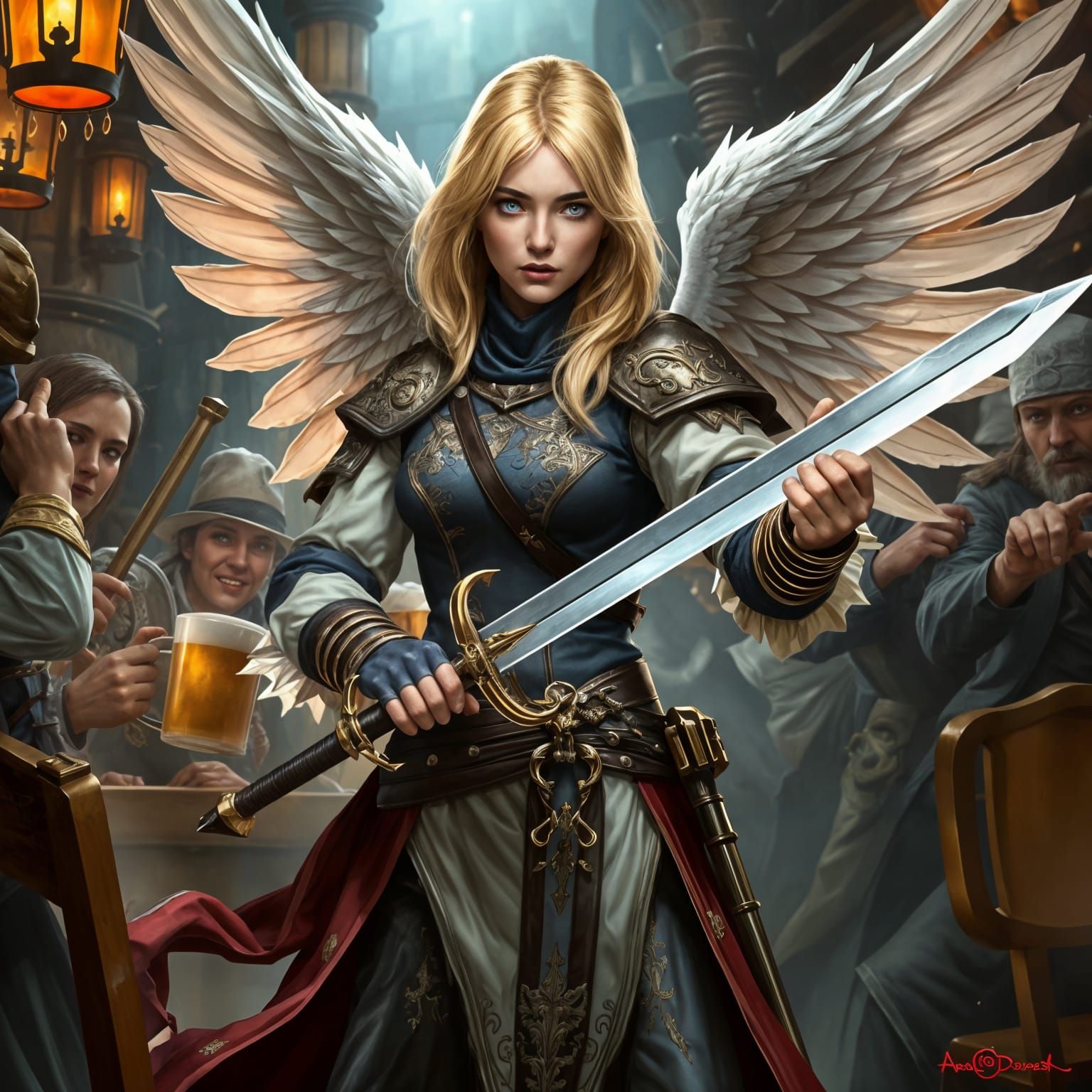 Angel of Vengeance in Tavern Brawl