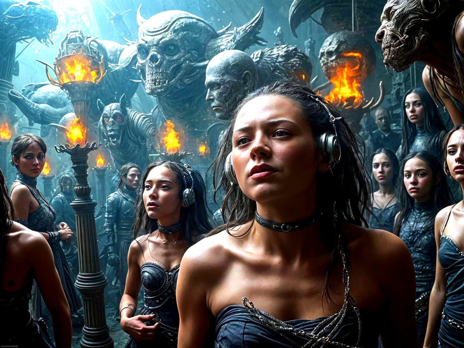 Dystopian Photo-Illusion: A Maximalist Digital Painting