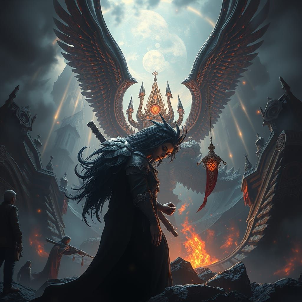 Stunning Digital Epic: Majestic Atmosphere of Kindness