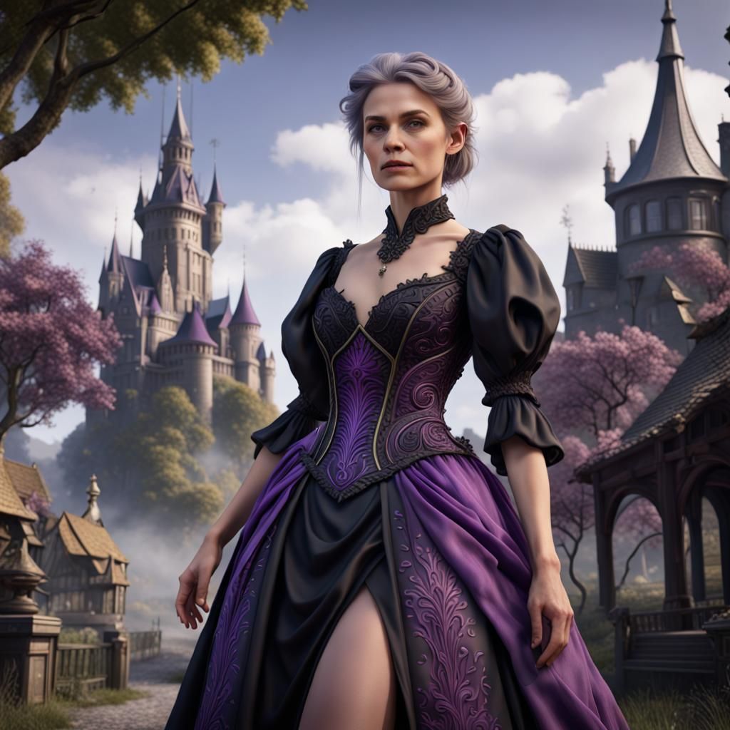 Dutch Woman in Detailed Fantasy Art, 8K