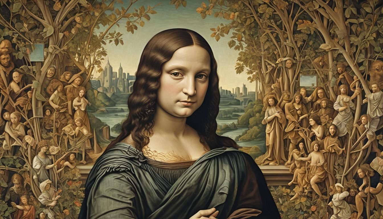 Mona Lisa Selfie in New York: Fashion Photography