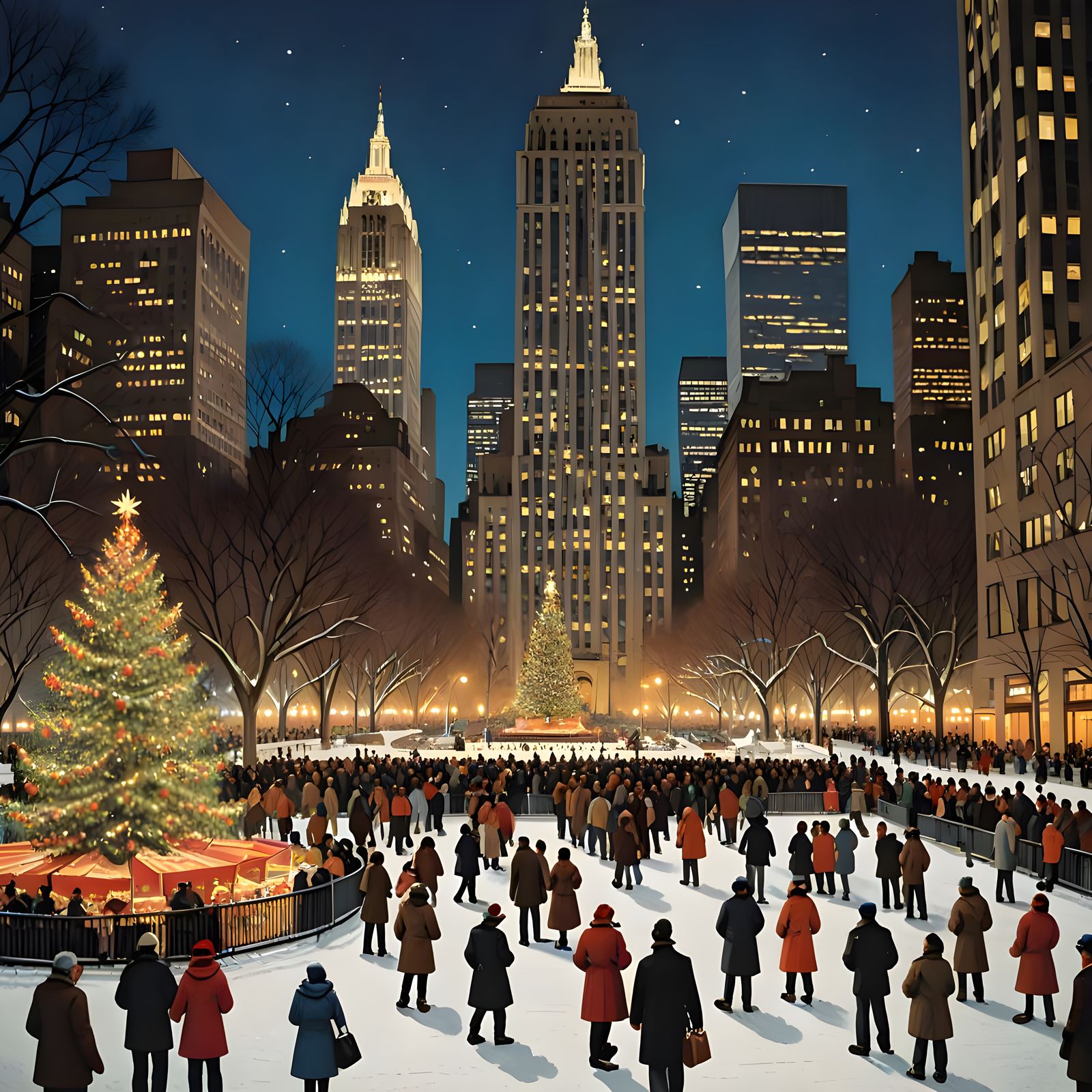 Winter Wonderland in Central Park, New York City