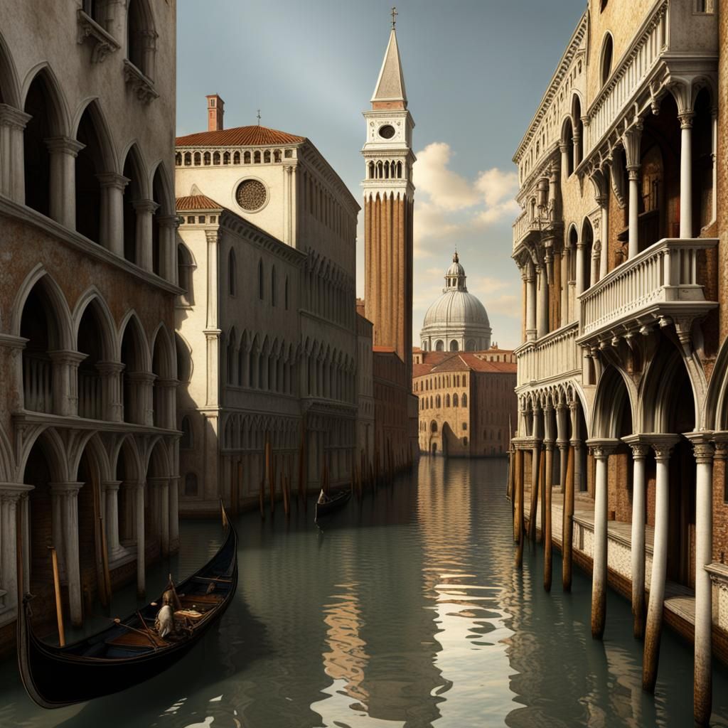 15th Century Venice: Detailed Matte Painting