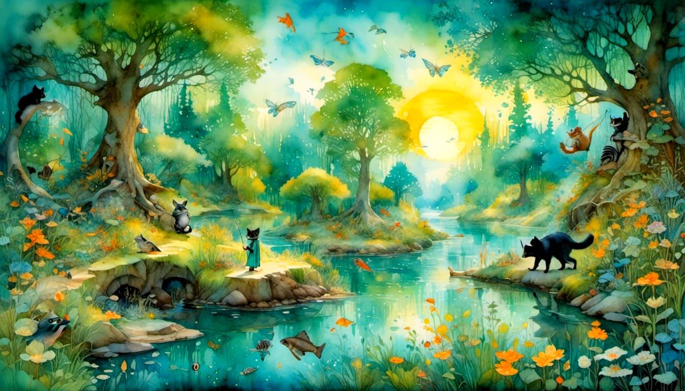 🌳🌳🌳Watercolor Wildlife🌳🌳🌳