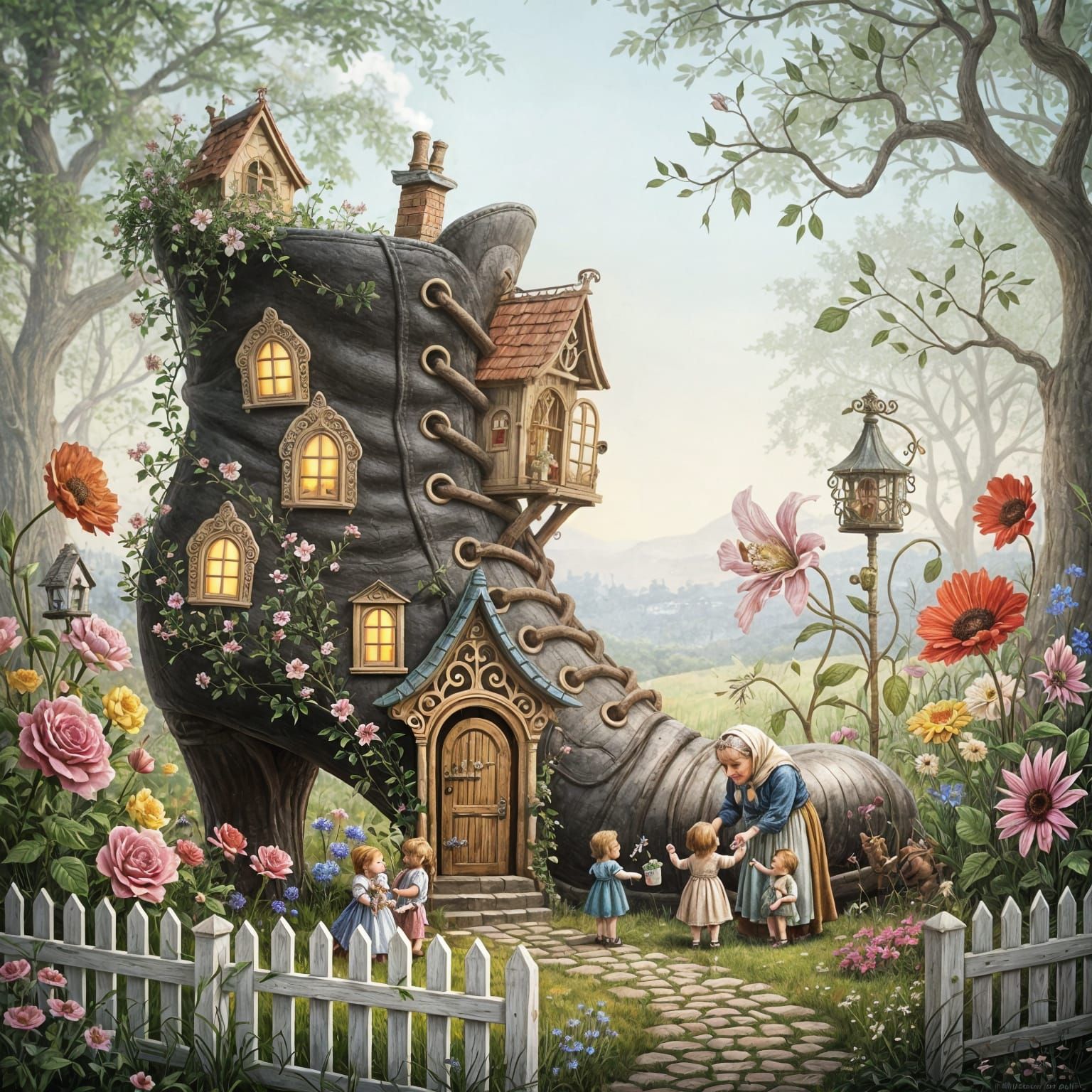 Fairytale Boot House in Victorian Style