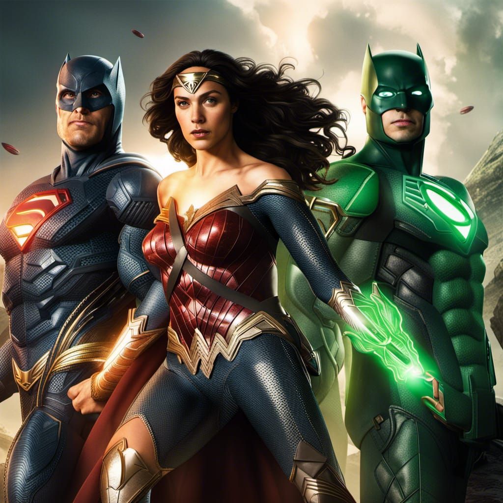 Justice League Action Scene in 4K