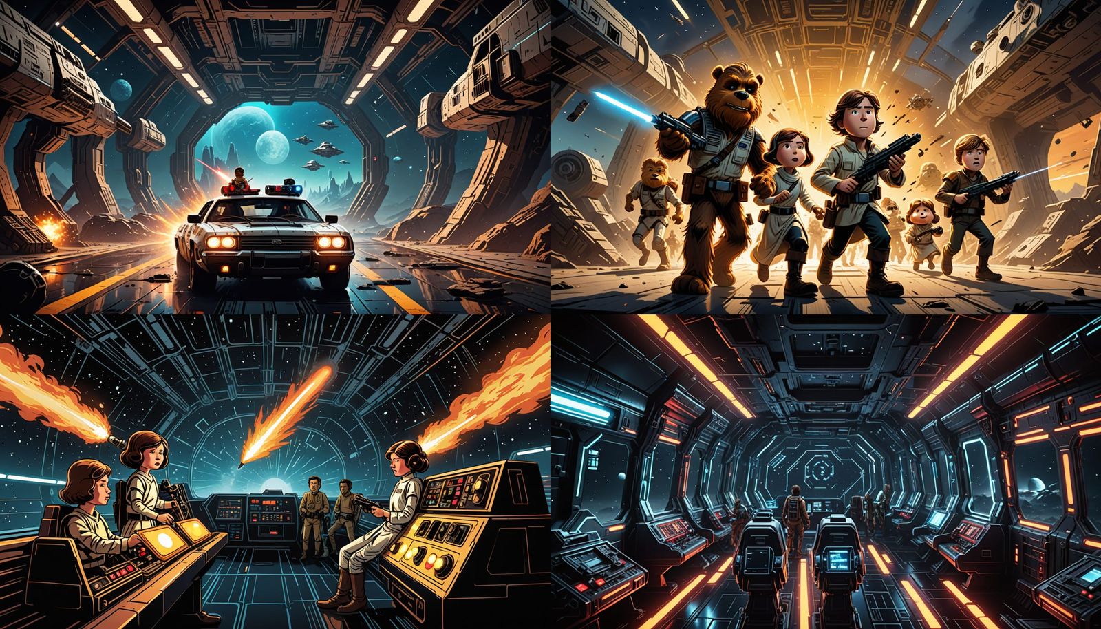 Classic Peanuts Characters Star in a Thrilling Star Wars Sce...