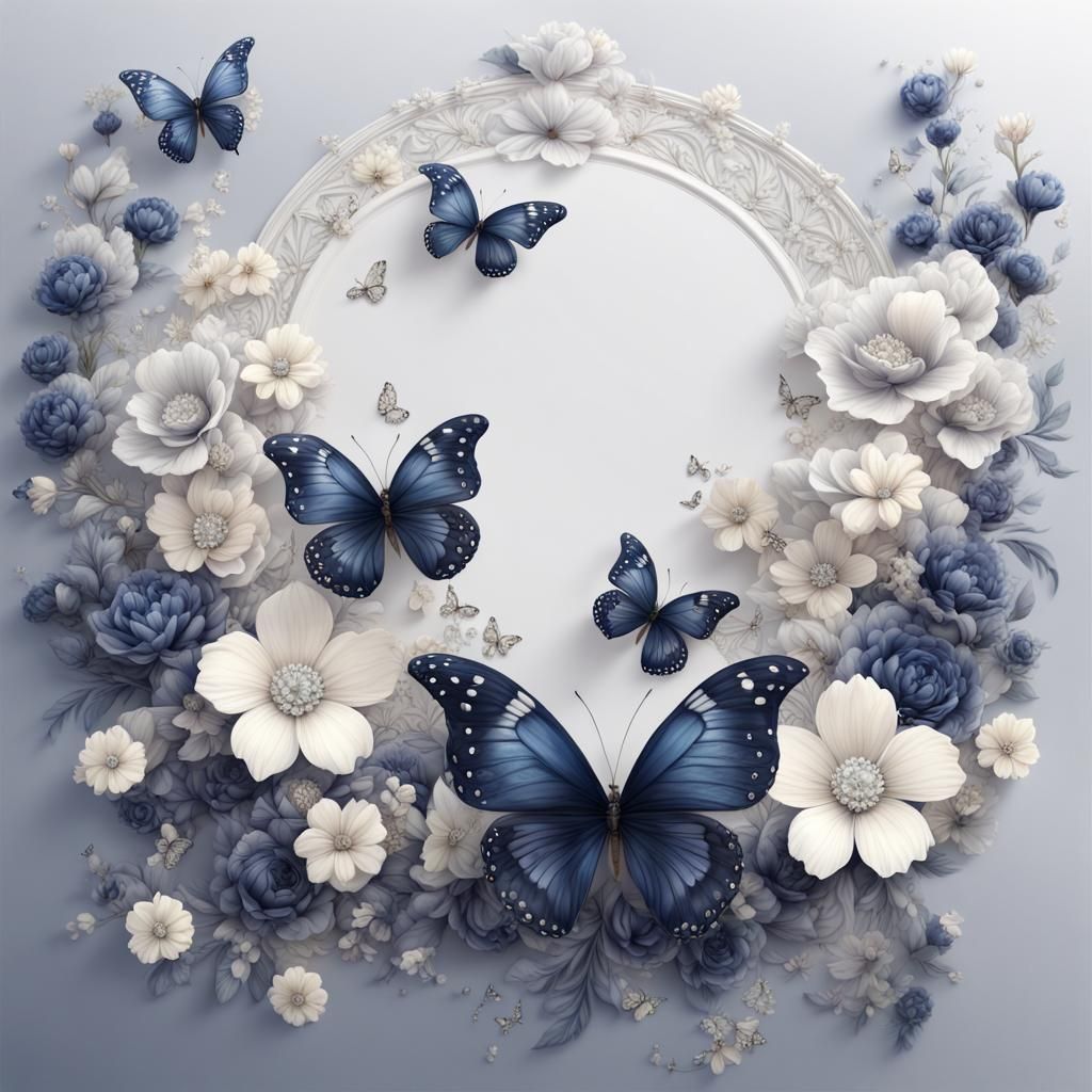 Blue Butterflies