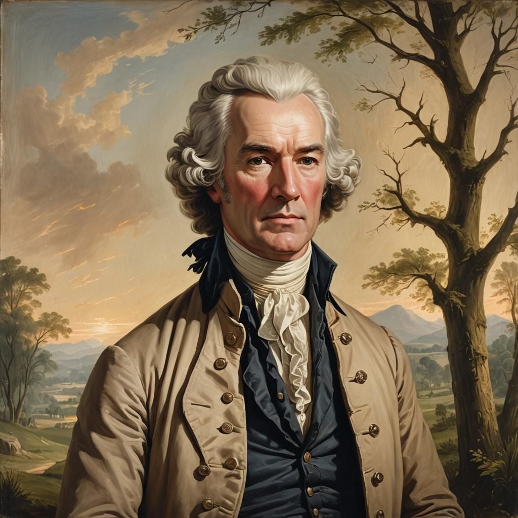 Neoclassical Portrait of a Scottish American Man