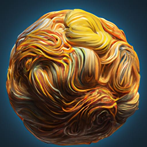 Detailed Spaghetti Ball Fantasy Concept Art
