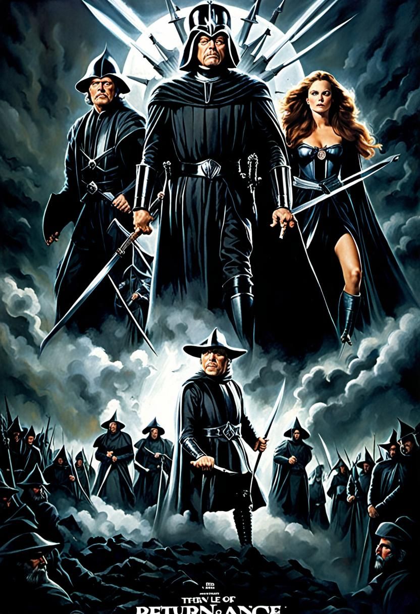Hammer Horror Movie Poster - Mark Hamill as De L'ancre