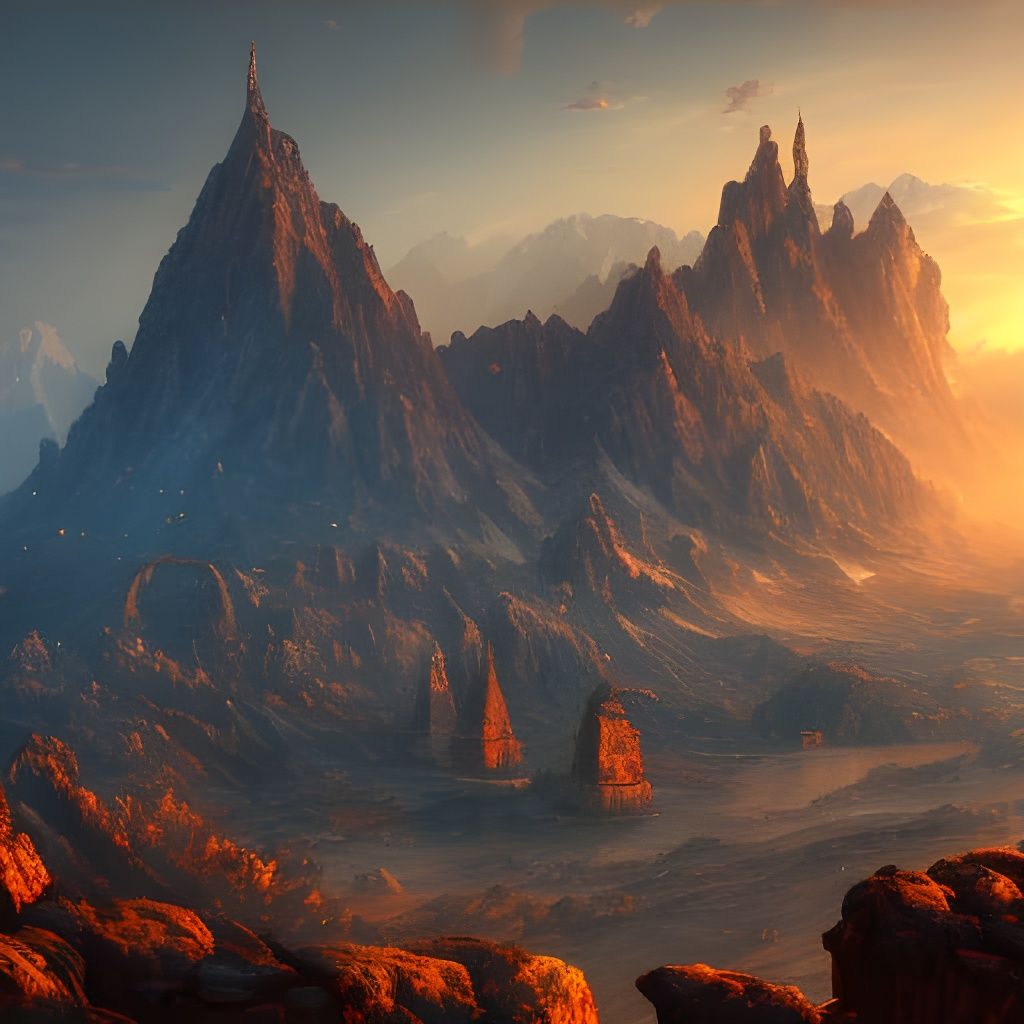 Mount Olympus at dawn