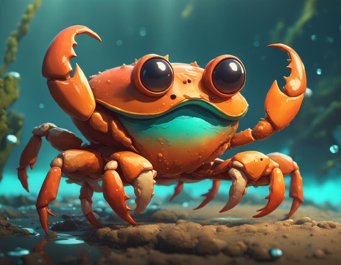 Crab with a Mustache Concept Art
