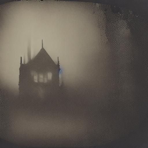 Dark Cinematic Portrait of Burning Figure