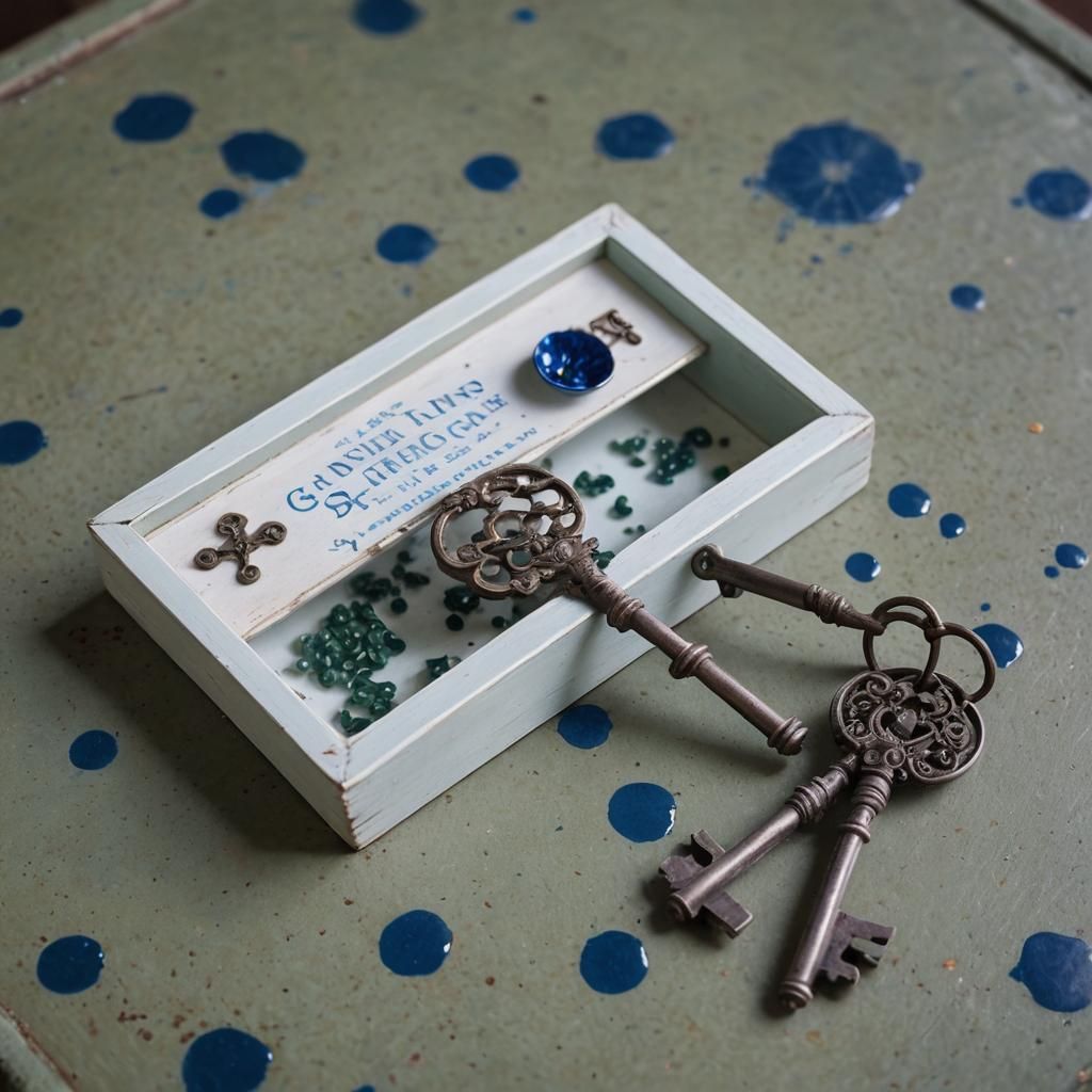 Glass Keys and Amaranth Seeds in English Teahouse