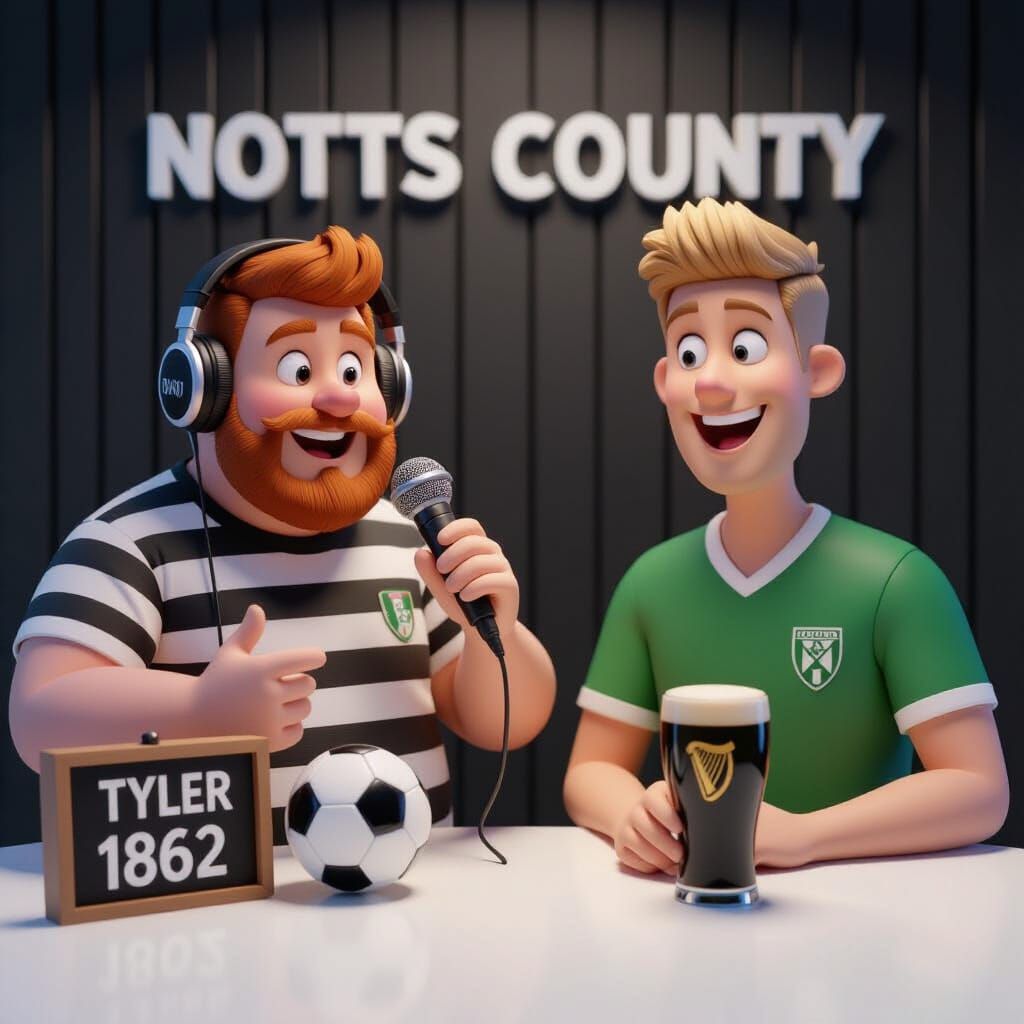 Two Men in a Room: Pixar-Style 3D Render