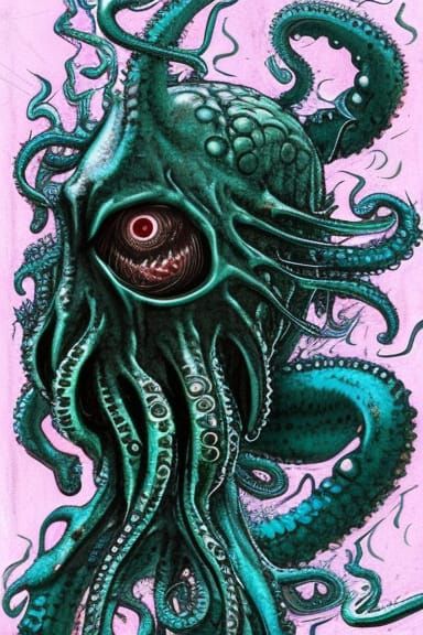 Cthulhu Emerges: Dark Oceanography Concept Art