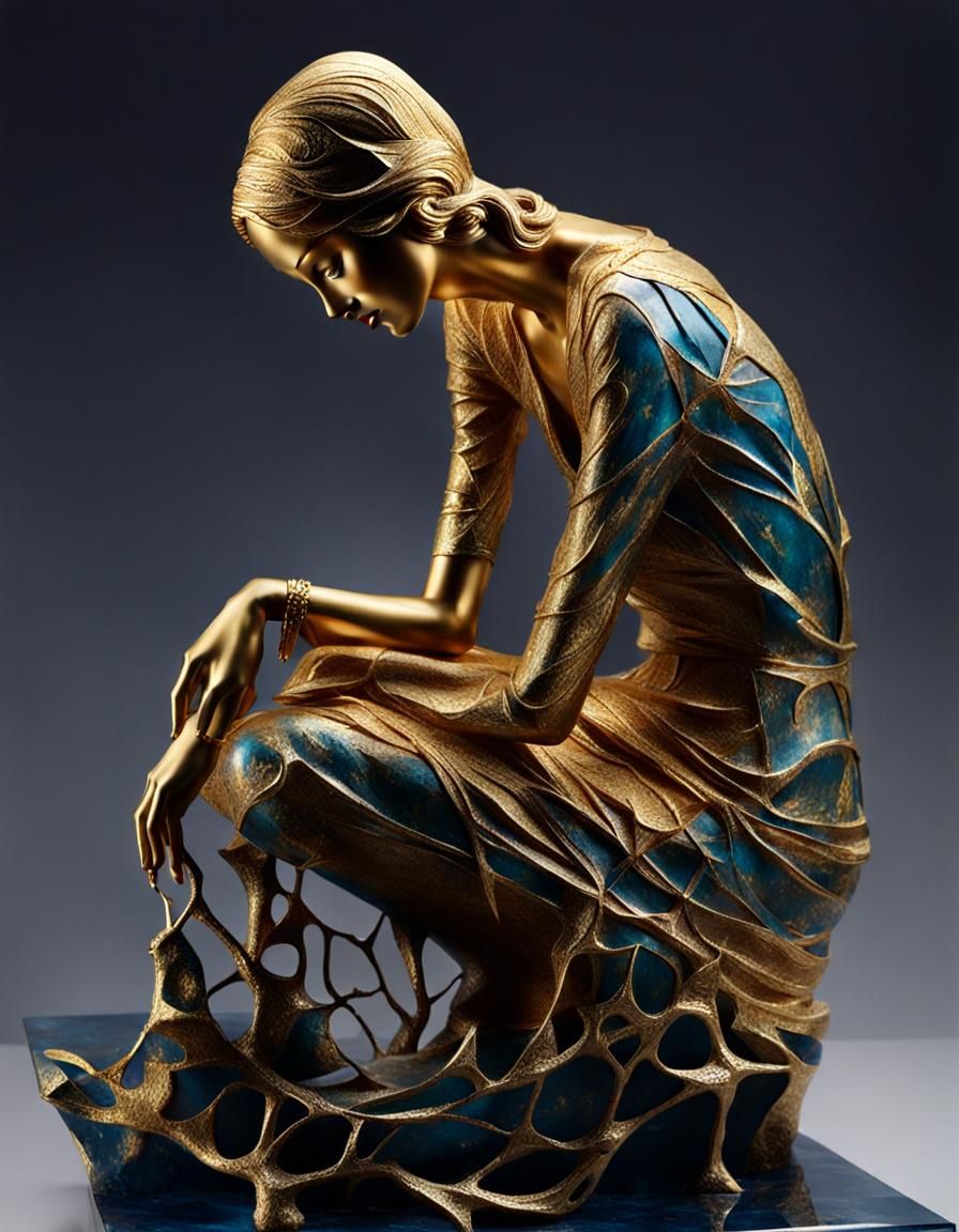 Sculpture of Lady Winter,