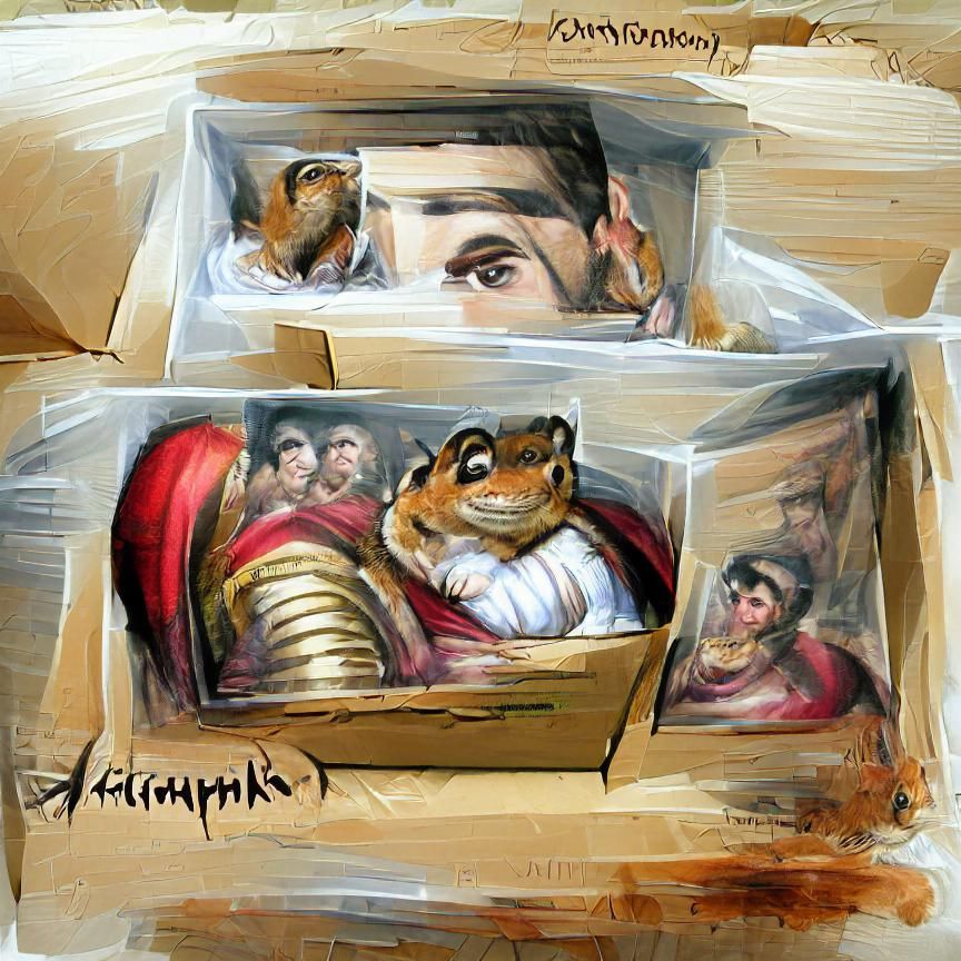 Chipmunk Roman Emperors in a Box