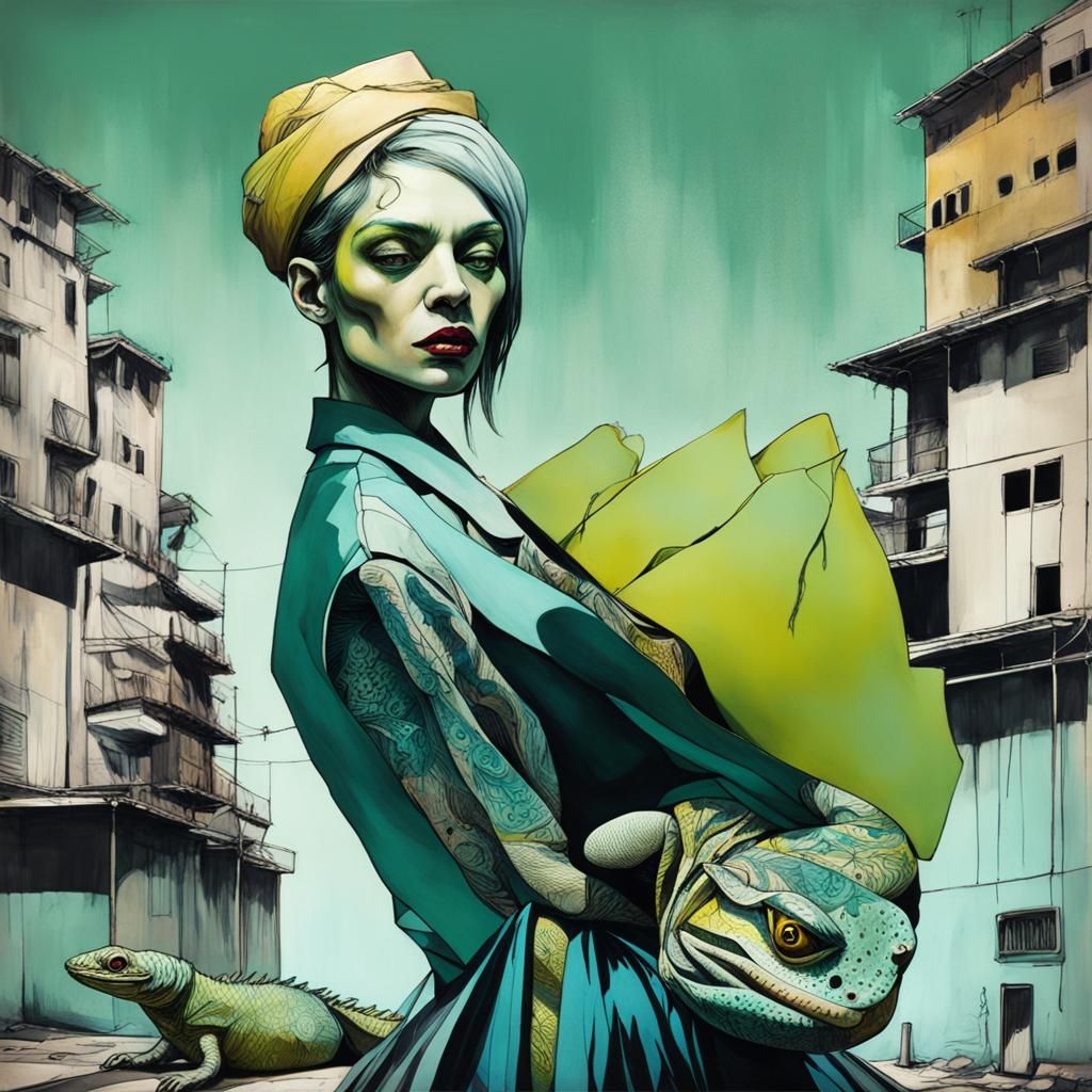 Lizard woman