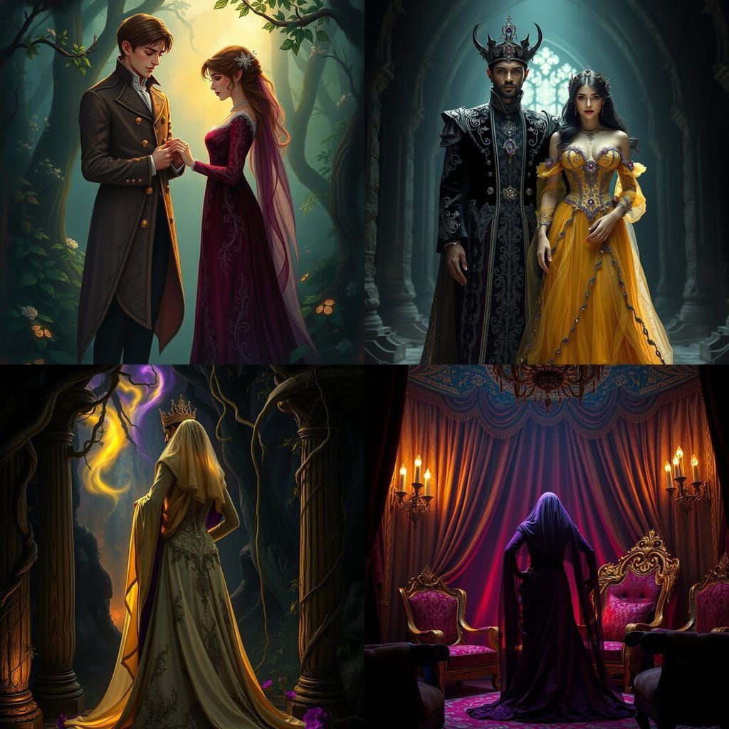 Fae Prince Reveals Bride in Dark Fantasy Concept Art