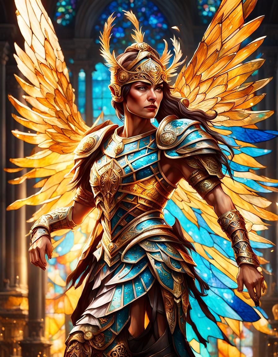 Roman warrior Angel ___