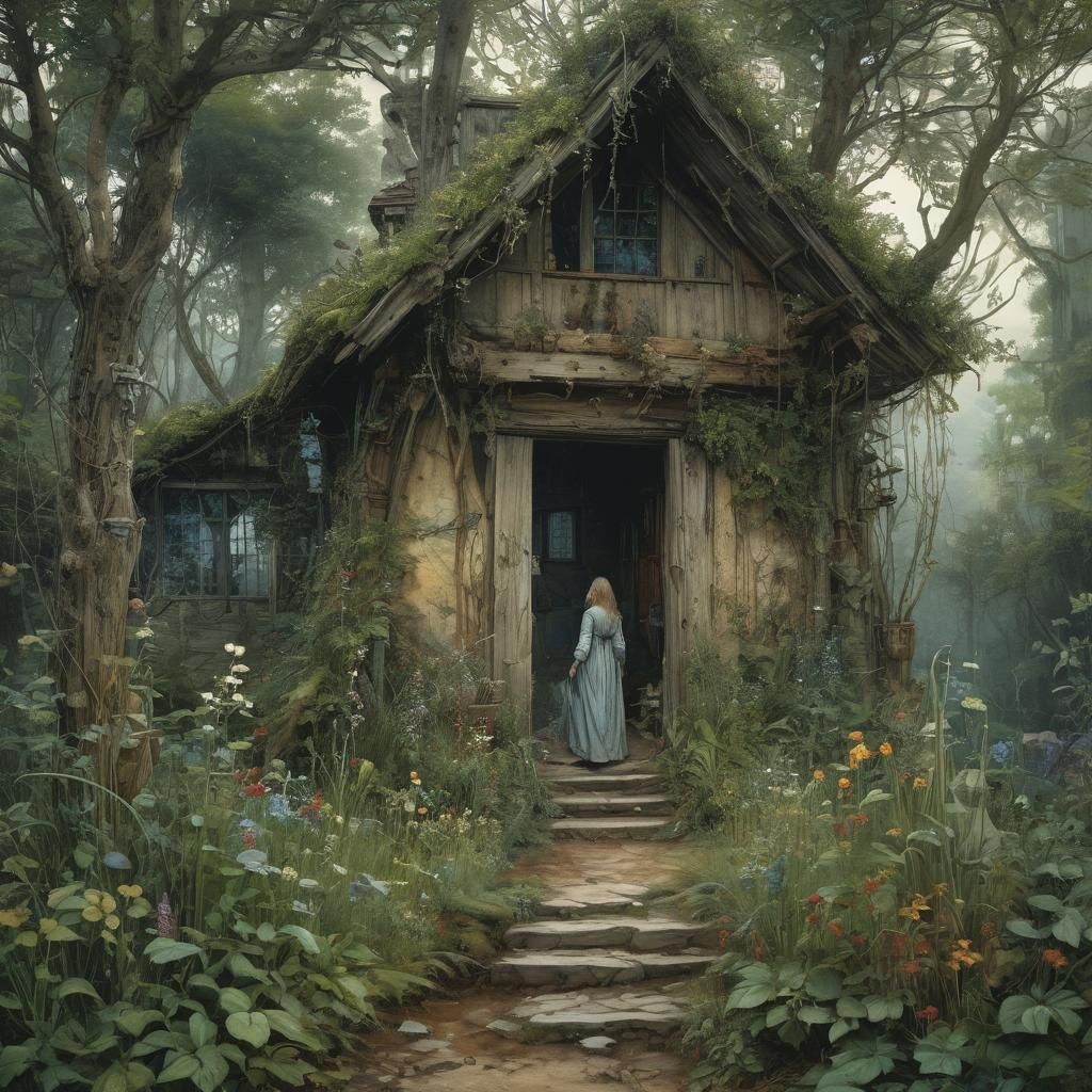 Mysterious Medieval Herb Woman's House