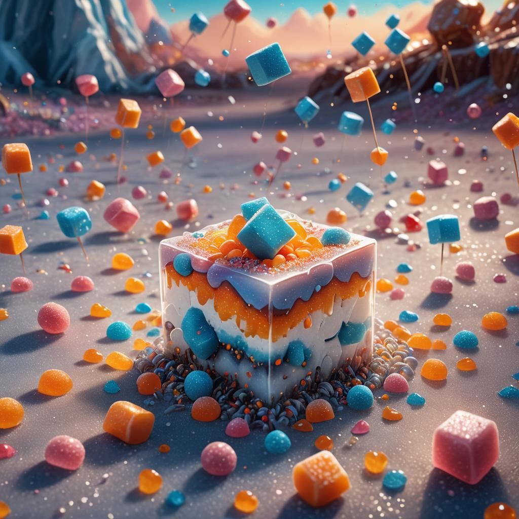 Sugar Cube's Whimsical Walk Through Dreamy Candy Land