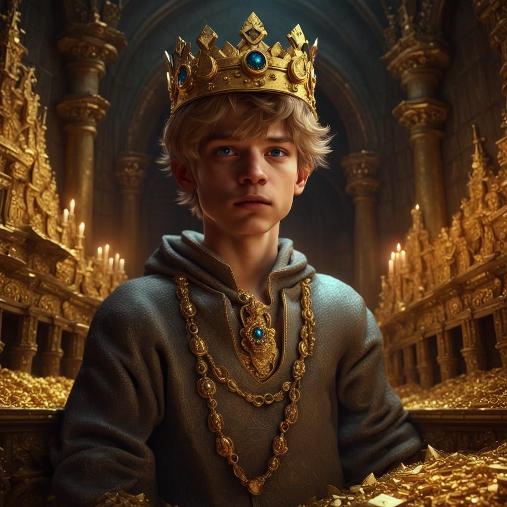 Prince in the treasure chamber (A)