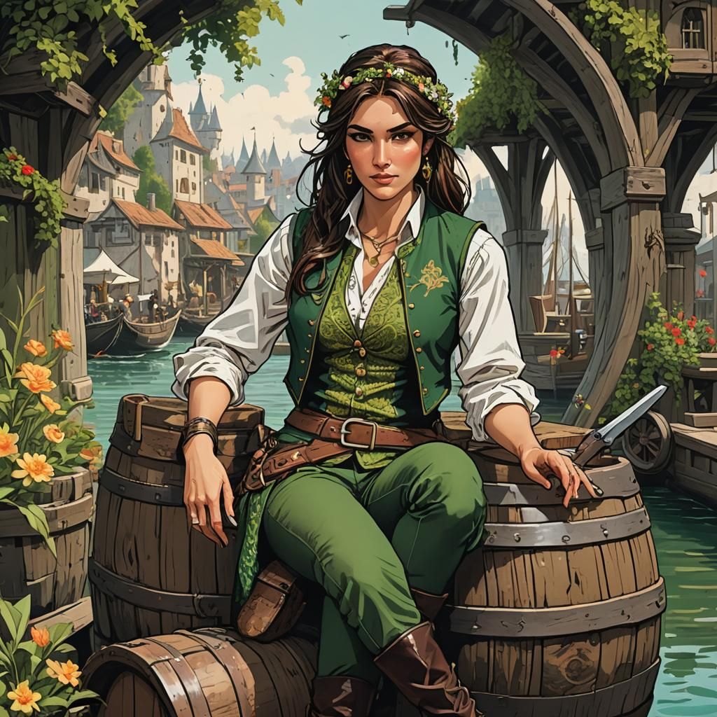 Faile Bashere, Hunter of the Horn, in Illian