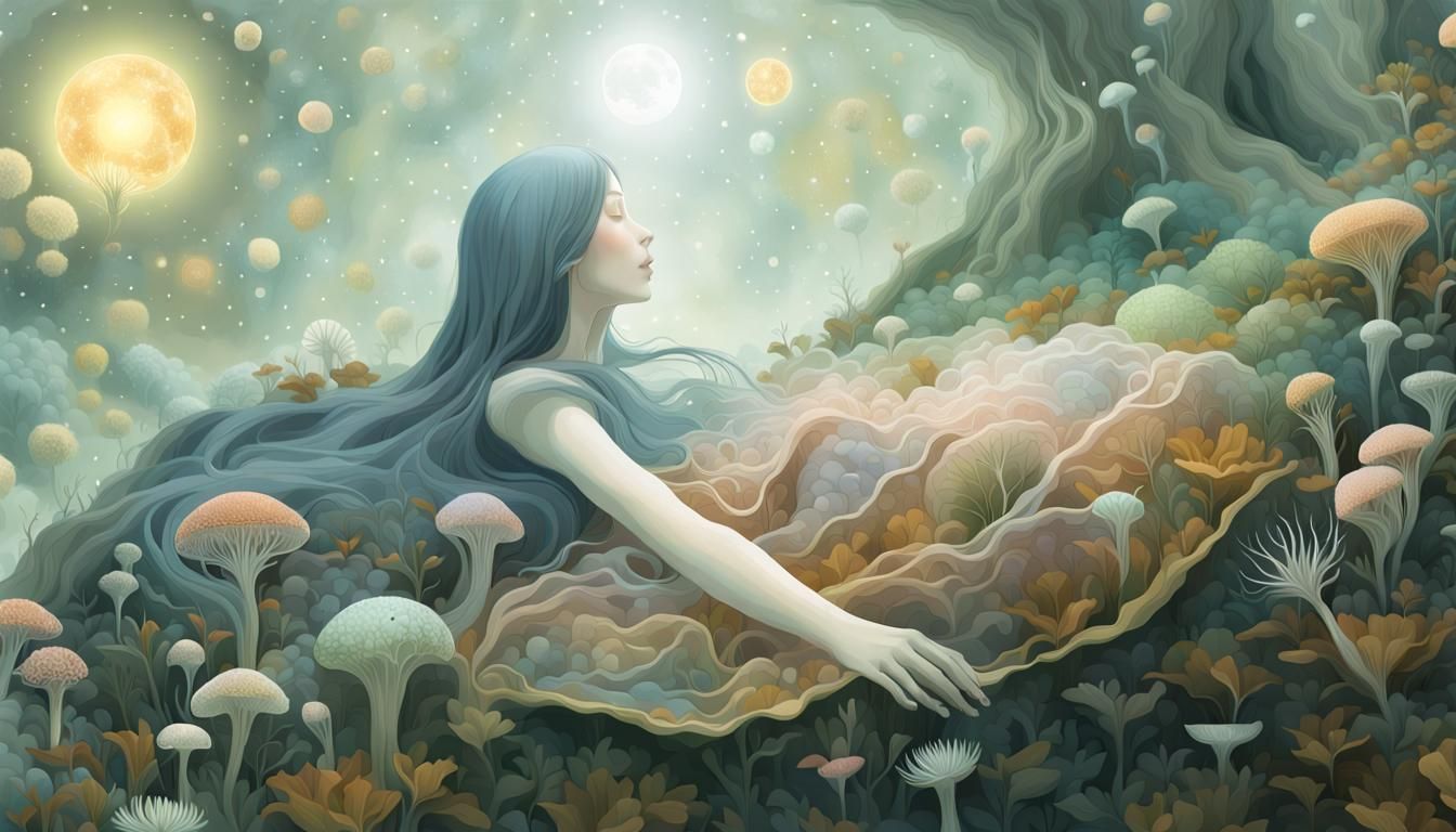 Stargazing Platform in Mycelium Network, Dynamic Colors