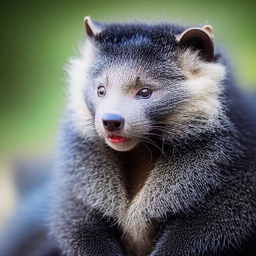 Binturong Portrait in Natural Light