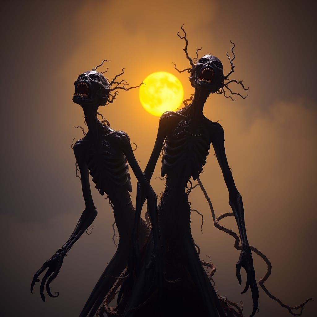 Dark Fantasy Terrors: Twisted Humanoids in a Mysterious, Vol...