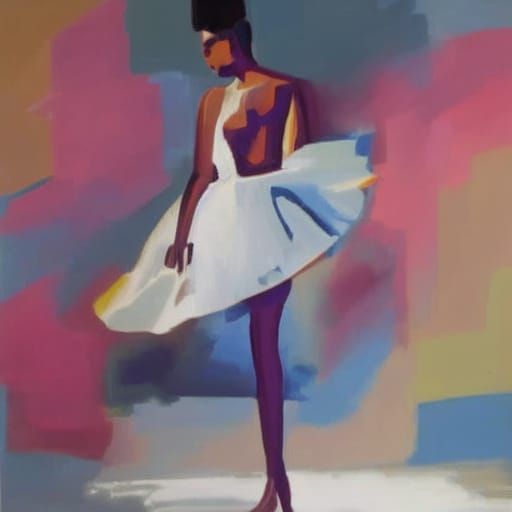 Abstract Nude AI Interpretation