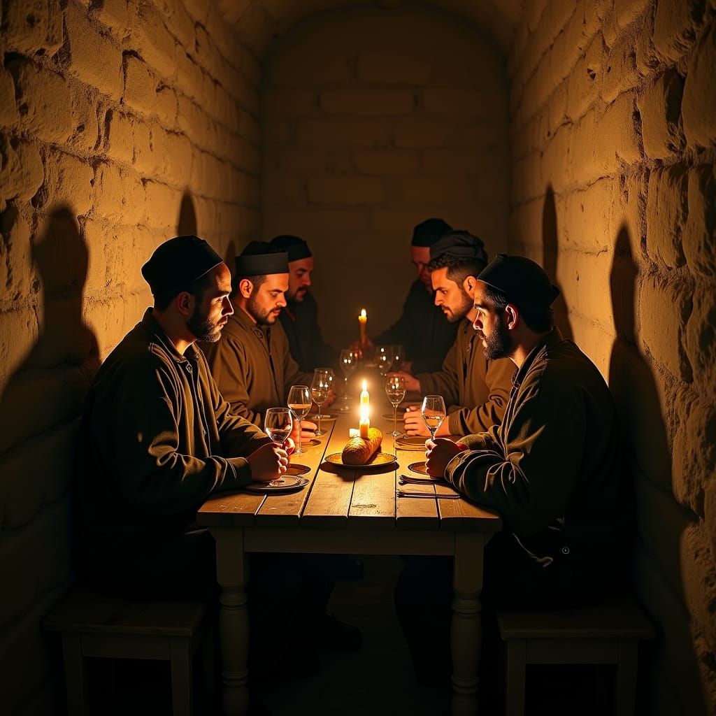 Marranos Secretly Celebrate Shabbat in Old Spain