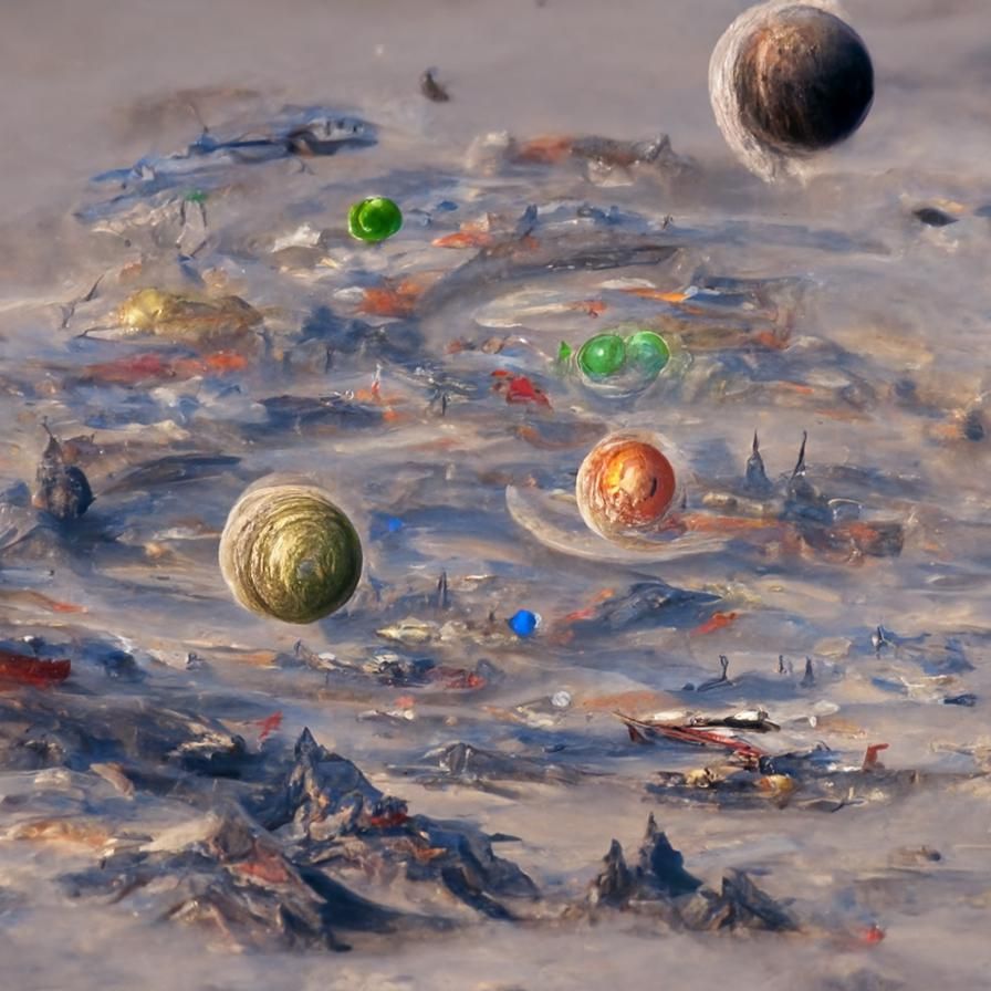 Planets in Space from Another Universe